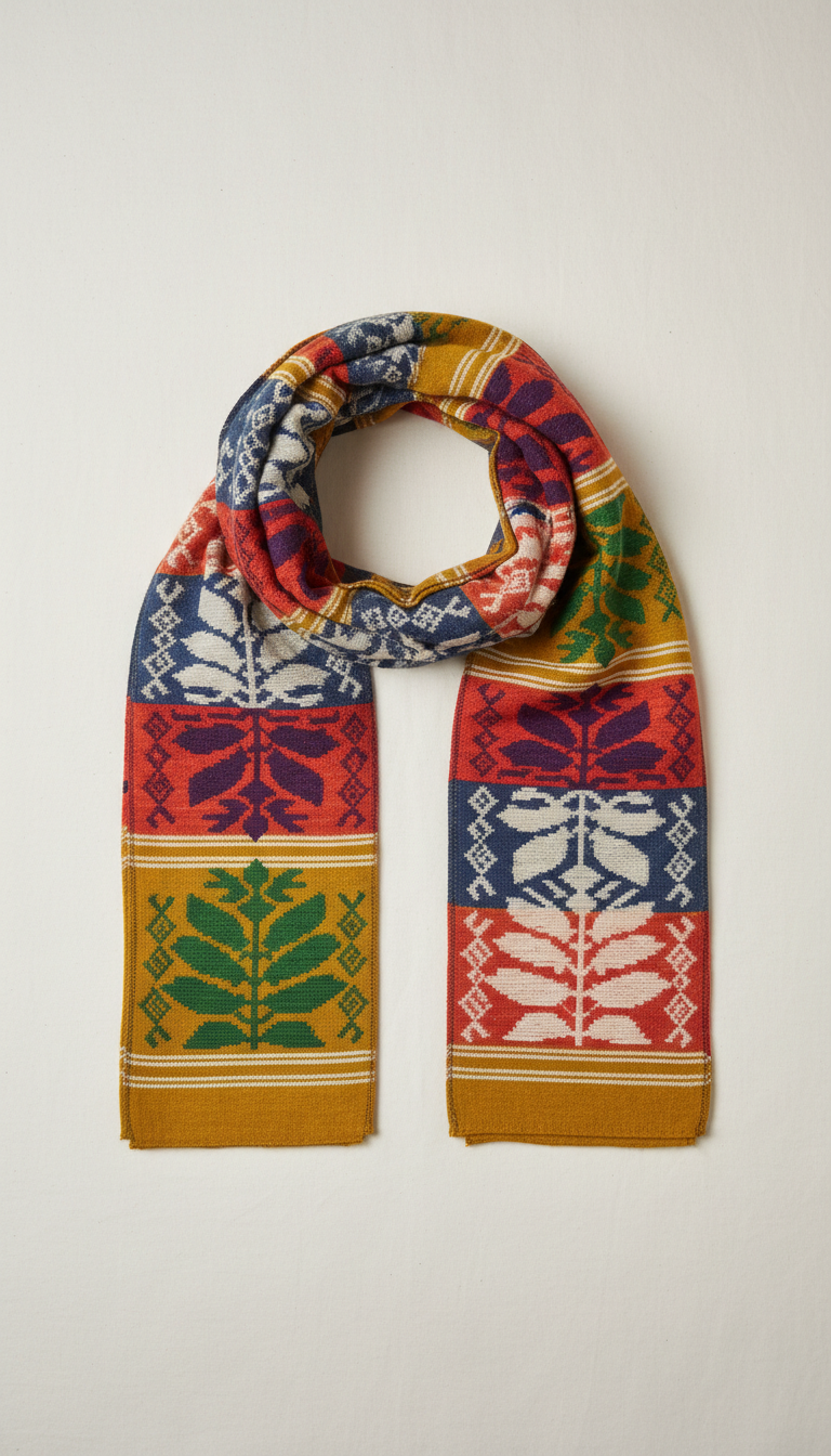 Modern Dress with Ancestral Motifs